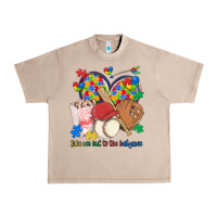 French Oak take me out to the ballgame  autism baseball Urban Heavy Tee - MaliasSmallBusiness
