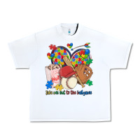 White take me out to the ballgame  autism baseball Urban Heavy Tee - MaliasSmallBusiness