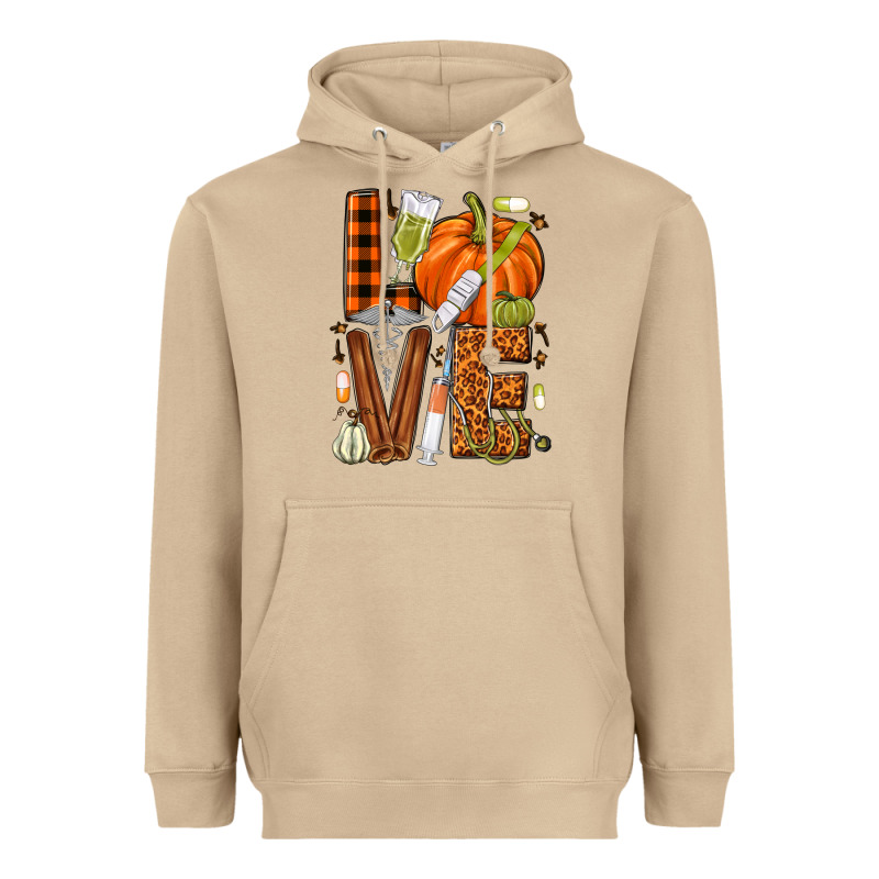 Fall Nurse Love Heavyweight Hoodie by NancyCooperArtShop | Teevron
