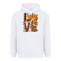 White Fall Nurse love Heavyweight Hoodie - NancyCooperArtShop