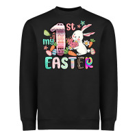 Black my first easter Heavyweight Sweatshirt - MaliasSmallBusiness