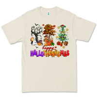 Happy Hallothanksmas Trees Premium Tee | Teevron