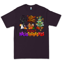 Plum happy hallothanksmas trees Premium Tee - AdoDesignShop