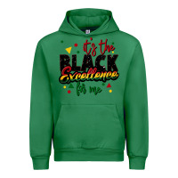 Emerald It's the black excellence for me Urban Hoodie - FaDigitalArtStudio