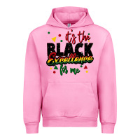 Fuchsia Pink It's the black excellence for me Urban Hoodie - FaDigitalArtStudio