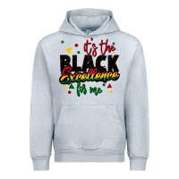 Heather Grey It's the black excellence for me Urban Hoodie - FaDigitalArtStudio