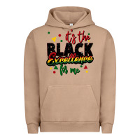 Pigment Burro It's the black excellence for me Urban Hoodie - FaDigitalArtStudio
