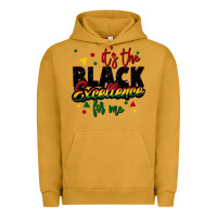 Pigment Peanut Butter It's the black excellence for me Urban Hoodie - FaDigitalArtStudio