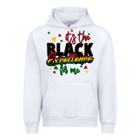 White It's the black excellence for me Urban Hoodie - FaDigitalArtStudio