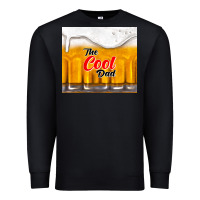 Black the cool dad and beer Premium Sweatshirt - TumblerDesignByShophia