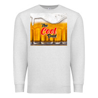 Oatmeal Heather the cool dad and beer Premium Sweatshirt - TumblerDesignByShophia