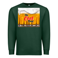 Sports Green the cool dad and beer Premium Sweatshirt - TumblerDesignByShophia