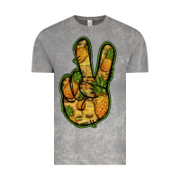 Cloud Rock Pineapple Peace Sign Vintage Tee - Jasminsmagicworld