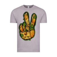 Vintage Zinc Pineapple Peace Sign Vintage Tee - Jasminsmagicworld
