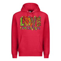 Cardinal Mardi Gras love Crawfish Premium Hoodie - HowdyJamesFarm