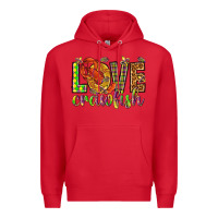 Red Mardi Gras love Crawfish Premium Hoodie - HowdyJamesFarm