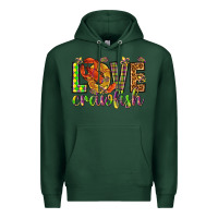 Sports Green Mardi Gras love Crawfish Premium Hoodie - HowdyJamesFarm