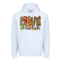 White Mardi Gras love Crawfish Premium Hoodie - HowdyJamesFarm