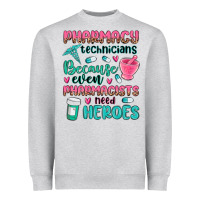Heather Grey pharmacy technicians Heavyweight Sweatshirt - MaliasSmallBusiness