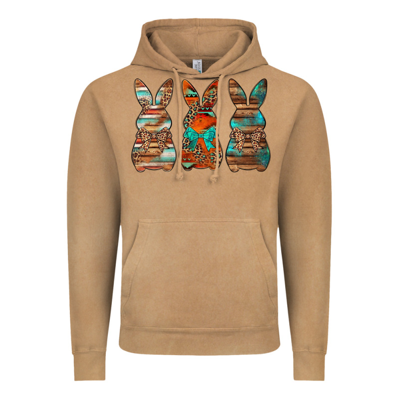 Western Easter Bunnies Vintage Hoodie by Jasminsmagicworld | Teevron