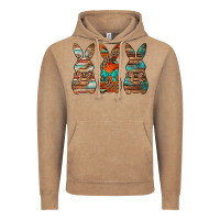 Vintage Coffee western easter bunnies Vintage Hoodie - Jasminsmagicworld
