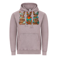 Vintage Zinc western easter bunnies Vintage Hoodie - Jasminsmagicworld