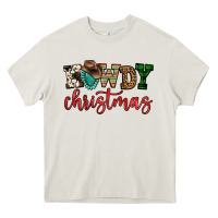 Cream howdy christmas Heavy Core Tee - FaDigitalArtStudio