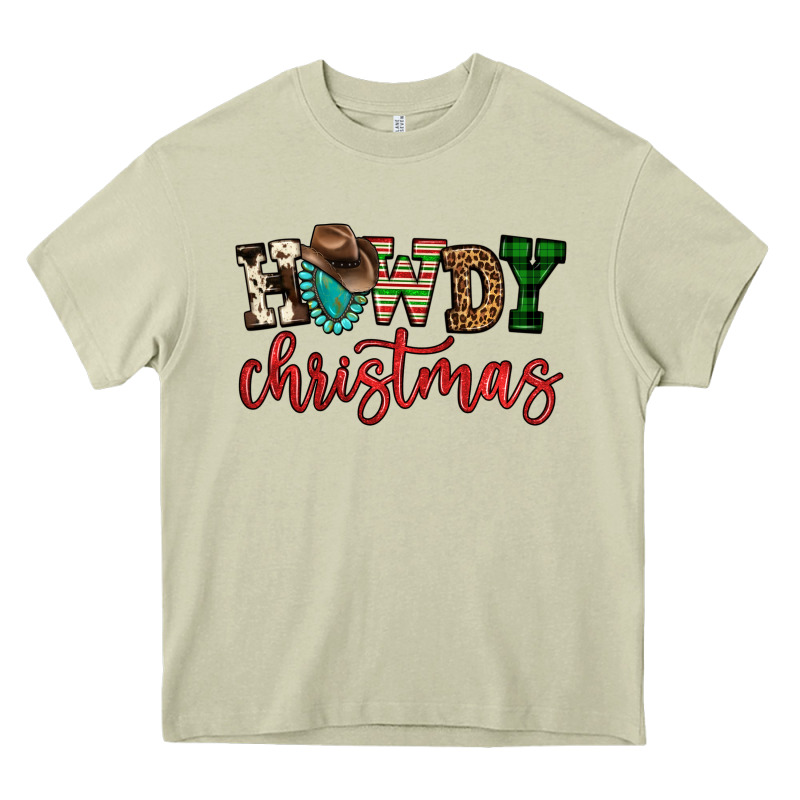 Howdy Christmas Heavy Core Tee by FaDigitalArtStudio | Teevron