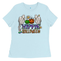 Baby Blue hippie halloween Ladies Tee - CowhideDigitalArt
