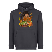 Smoke Fall with black girl Heavyweight Hoodie - NancyCooperArtShop