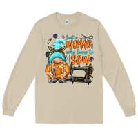 Mushroom just a woman who loves to sew Long Sleeve Tee - NancyCooperArtShop