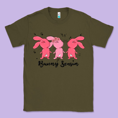 Easter Bunny Classic Tee Designed By Maliassmallbusiness