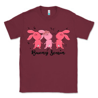 Burgundy easter bunny Classic Tee - MaliasSmallBusiness