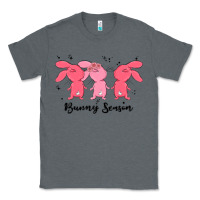 Charcoal Heather easter bunny Classic Tee - MaliasSmallBusiness