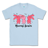 Dusty Blue easter bunny Classic Tee - MaliasSmallBusiness