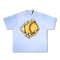 Grape Ice softball Urban Heavy Tee - MaliasSmallBusiness