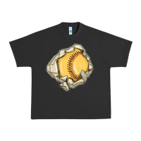 Pigment Black softball Urban Heavy Tee - MaliasSmallBusiness