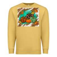 Antique Gold happy fall Premium Sweatshirt - TumblerDesignByShophia