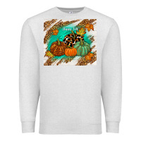 Oatmeal Heather happy fall Premium Sweatshirt - TumblerDesignByShophia