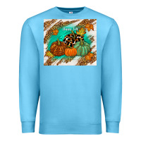 Ocean Blue happy fall Premium Sweatshirt - TumblerDesignByShophia