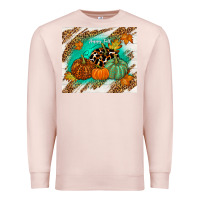Pale Pink happy fall Premium Sweatshirt - TumblerDesignByShophia