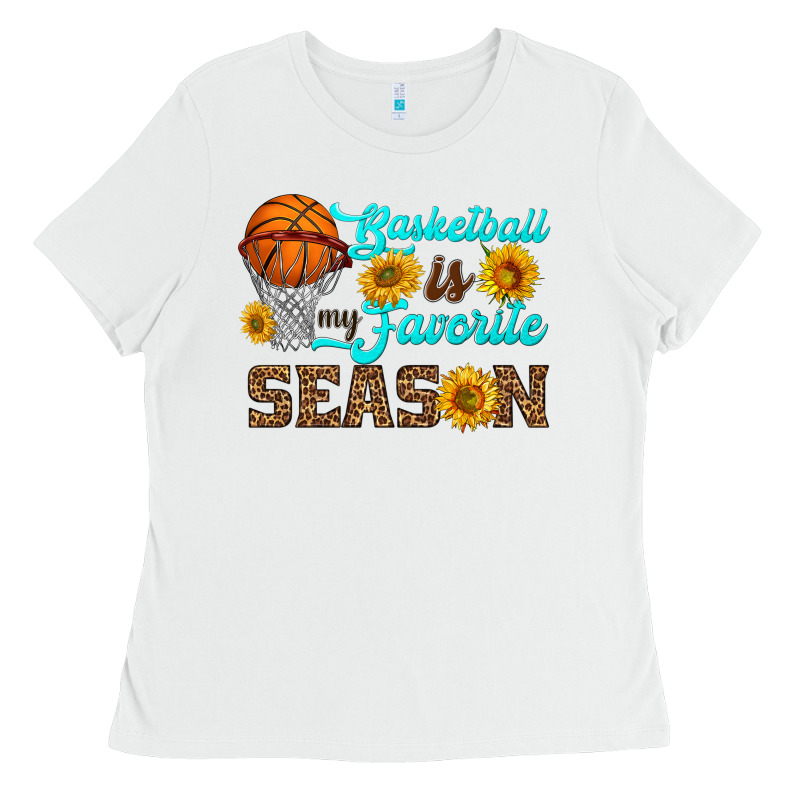 Basketball Is My Favorite Season Ladies Tee by HRA Design Shop | Teevron