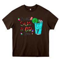 Chocolate Brown sweet summer time Heavy Core Tee - CowhideDigitalArt