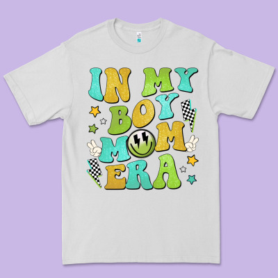 In My Boy Mom Era Premium Tee Designed By Jahusdesignshop