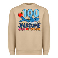 100 Jawsome Days Of School Heavyweight Sweatshirt | Teevron