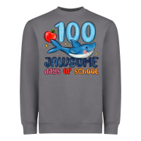 Storm 100 jawsome days of school Heavyweight Sweatshirt - MaliasSmallBusiness
