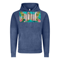 Vintage Denim western floral  license plate template Vintage Hoodie - BarkalooDesign