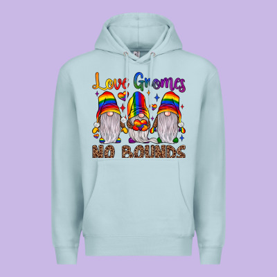 Love Gnomes No Bounds Premium Hoodie Designed By Jahusdesignshop