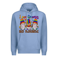 Colony Blue love gnomes no bounds Premium Hoodie - JahusDesignShop