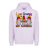 Lilac love gnomes no bounds Premium Hoodie - JahusDesignShop